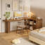 Bureau en L en bois massif-481808024