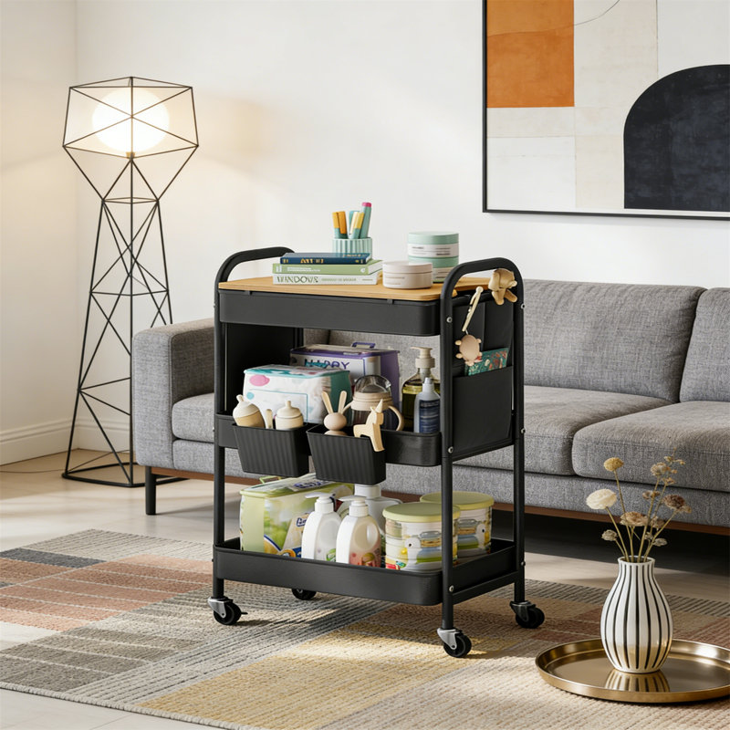 Metal Bar Cart
