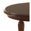 Victorian Mahogany Oval Wood Top Dining Table with Wood Base