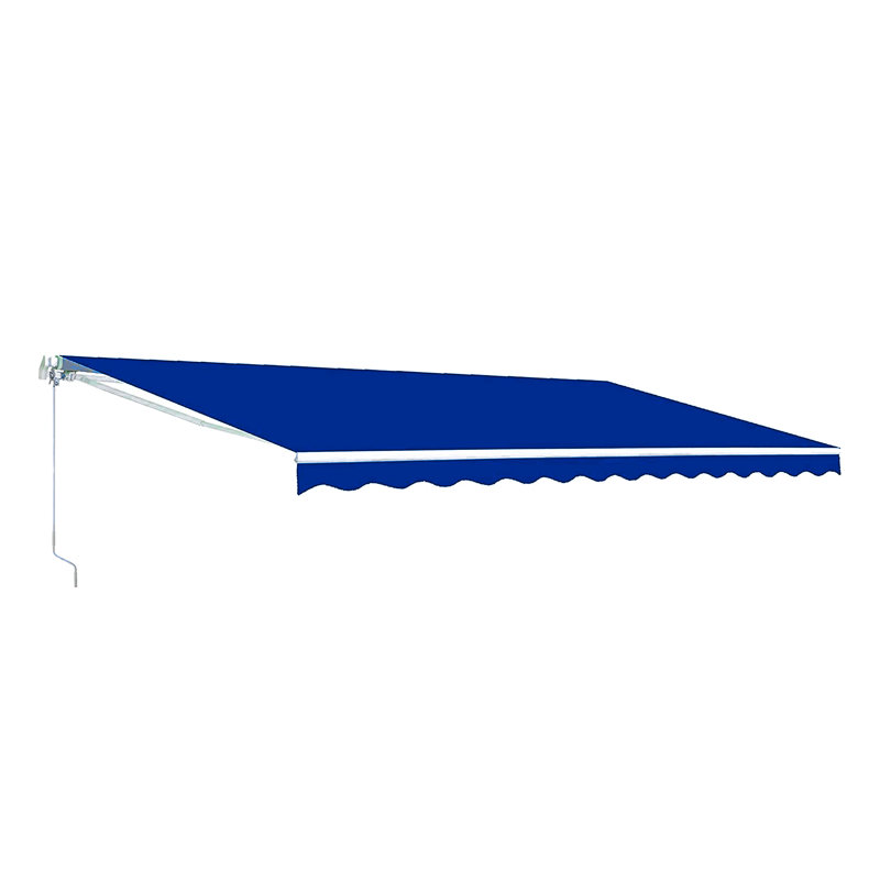 Tissu de remplacement pour auvent rétractable ALEKO, Bleu foncé, l 20 pi x P 10 pi