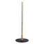 Lampe de table à DEL noire Auletta