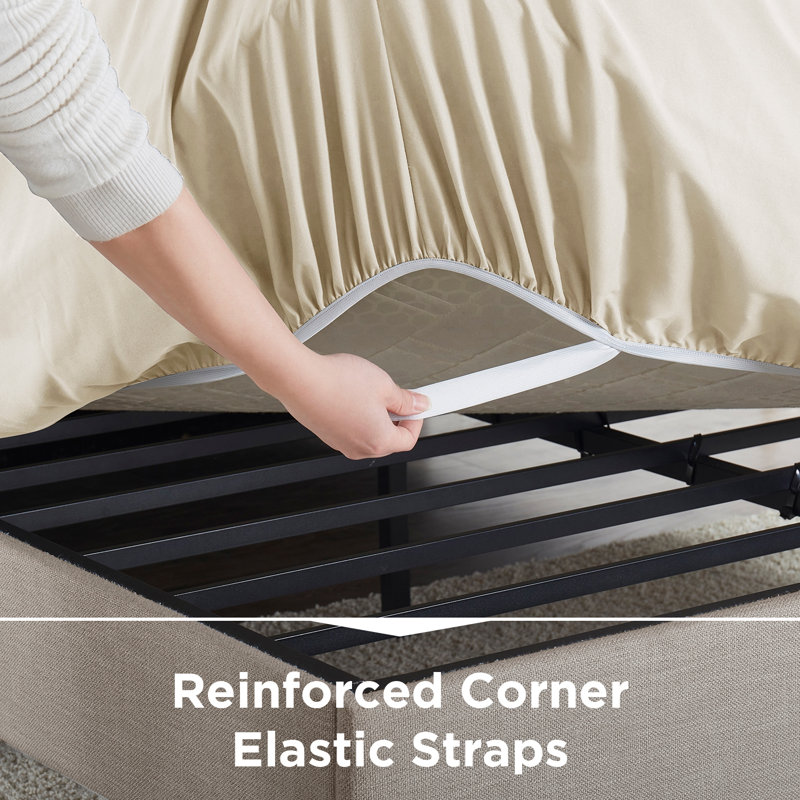 Luxury Double Brushed Microfiber Deep Pocket Fitted Sheet – 16” Mattress Fit, Wrinkle-Free, Fade Resistant & Breathable
