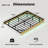 Oak King Floating Bed Frame With LED Lights, Wave Curve Wood Texture Bed With Heavy Duty Metal Slats - No Box Spring Needed.-1747616520-1777455799