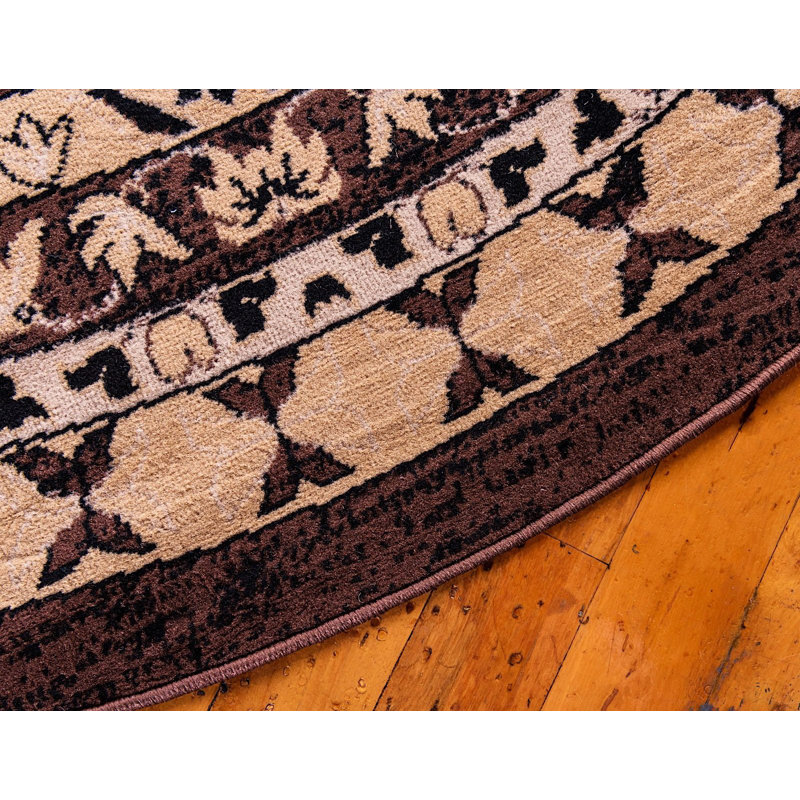 Adonnis Southwestern Indoor Rug, Round 8'