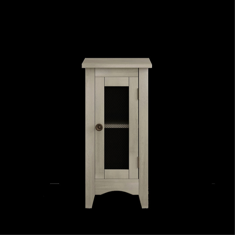 Table de chevet rectangulaire étroite, table d'appoint d'appoint pour le salon, Noir
