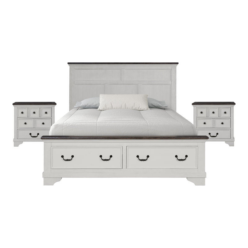 Ensemble de chambre à coucher 3 pièces Collenn, Très grand