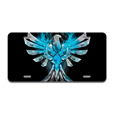 Blue Reborn Aluminum Plate Frame