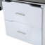 Bureau d'ordinateur en verre Ailey