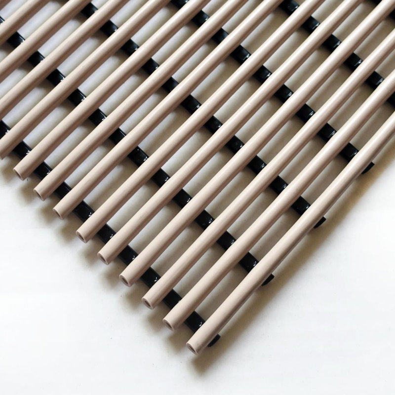 Tapis de douche Vinube, L 48 po x L 120 po, Brun clair