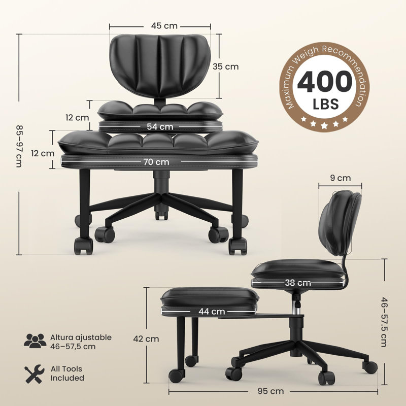 Criss Cross Chair, Black