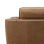 Causeuse à accoudoirs carrés en cuir véritable de 67 po Barberena-1411105564