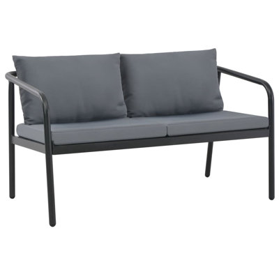 Daidone 48.4" Wide Rectangle Loveseat with Cushions