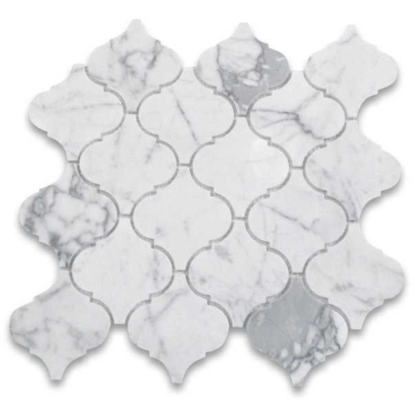 12" x 11" Marble Mosaic Wall & Floor Tile