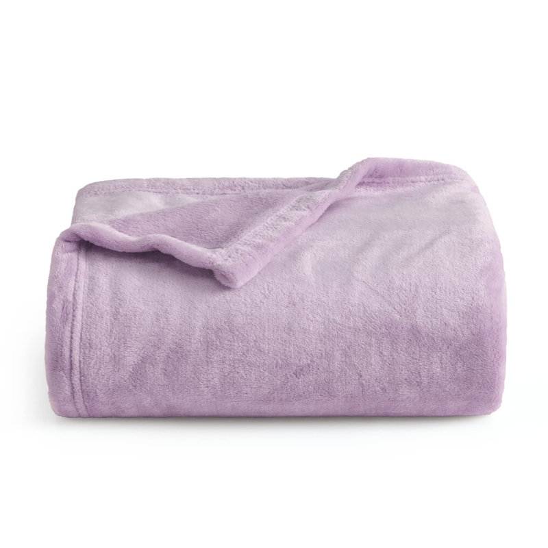 Bedsure Fitted Sheet Deep - Bed Sheets Extra Deep Pocket made of Soft Brushed Microfiber for Bed, 150cm x 130cm, Light Purple