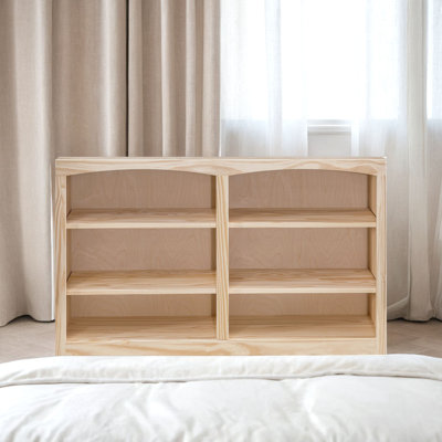 Ostane Solid Wood Bookcase 30X48 by Latitude Run