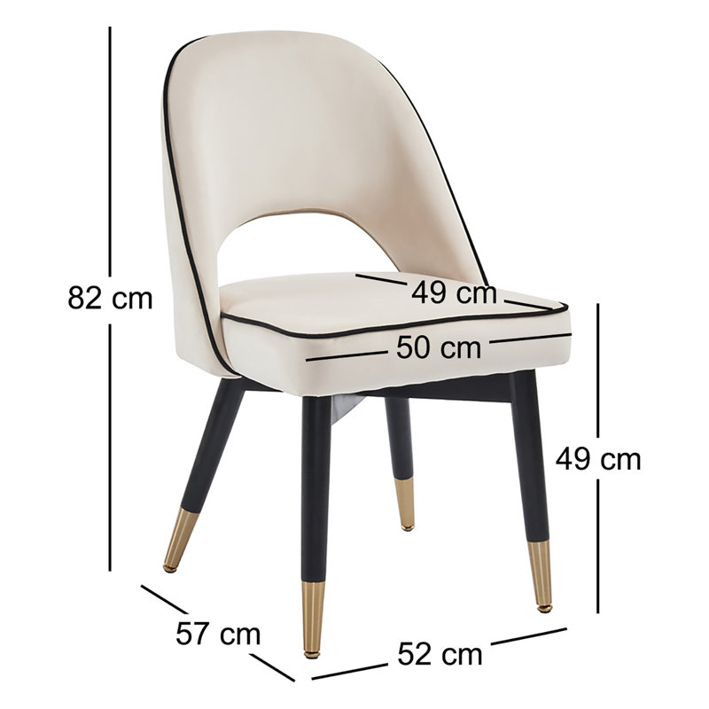 Anquanette Upholstered Dining Chair, Beige