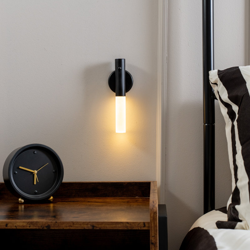 Skyeler Plastic LED Flush Mounted Sconce