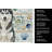 Siberian Husky Coastal Sea Glass Kitchen Towel-871464403