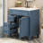 30" Vanity with Ceramic Sink, 2 Drawers, Adjustable Shelf, French Style-1974048762