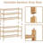 6 Pair Stackable Shoe Rack-436401739