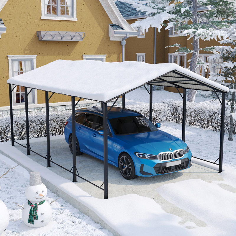 Abri d'auto 12 x 20 pi avec toit et cadre
