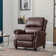 33.1'' Wide Classic and Overstuffed Soft PushBack Recliner