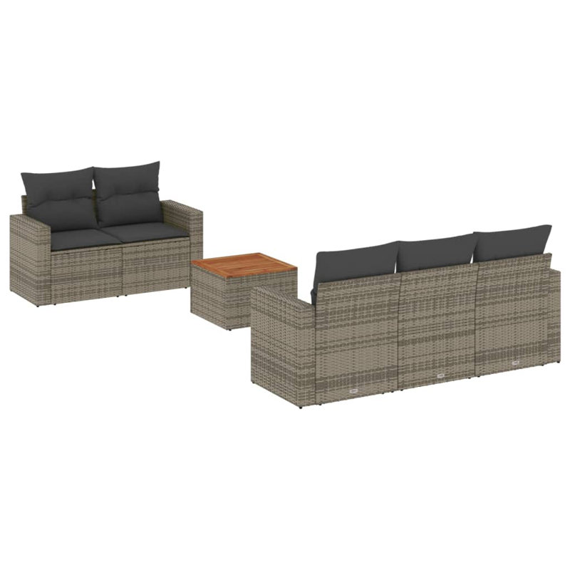  Garden Sofa Set Grey