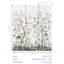 Floral Grass Cloth Wallpaper