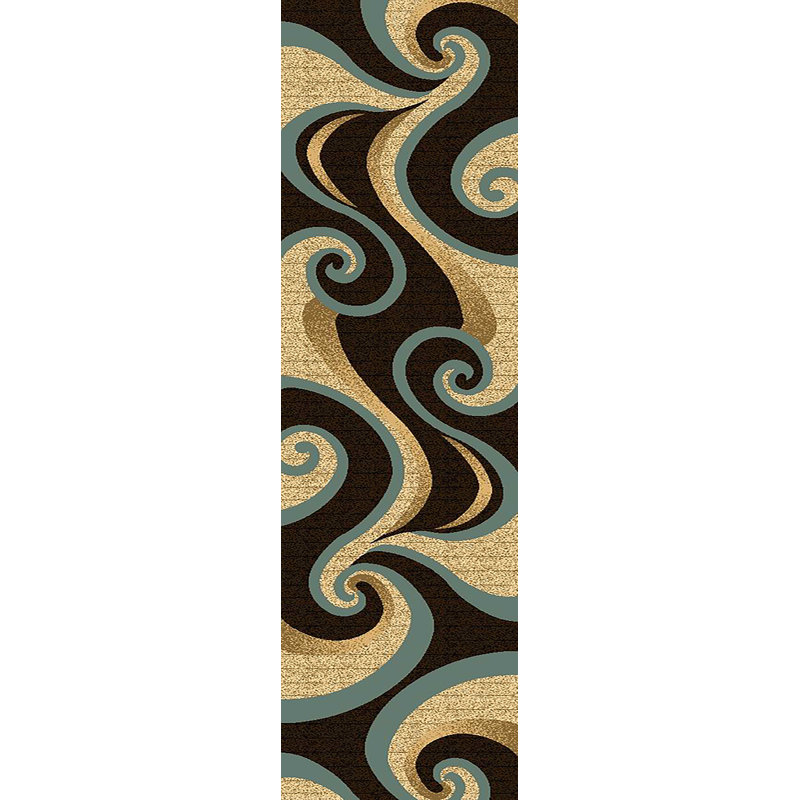 Ena Performance Abstract Indoor Rug, Runner 2' x 8'