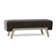 Banc rembourré lorain