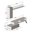 Dpinard Unfinished TV Stand for TVs up to 88"-122781798