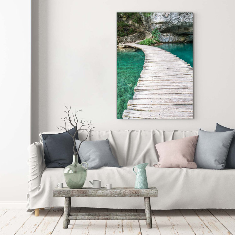 Plitvice Lakes - Wrapped Canvas Print