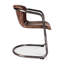 Chaise en cuir véritable Higbee
