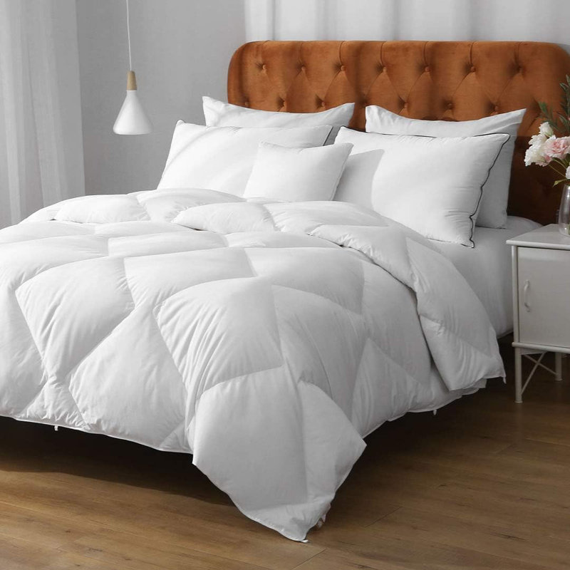Édredon en duvet de plumes blanc, Grand