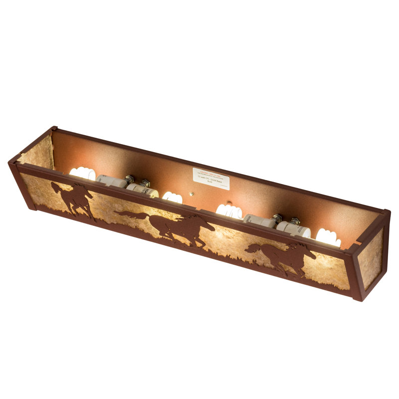 Rustic Lodge 4 - Light Bath Bar, 12W