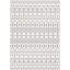 Tapis intérieur / extérieur ivoire Marshanna Nord Trellis-90864510