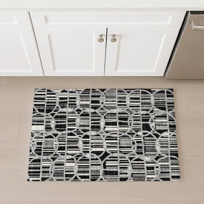 Machine Washable Indoor/Outdoor Chantille ACN2769 Geometric Rug