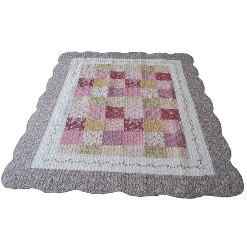 Derose Patchwork Bedspread, 155 x 180cm Bedspread