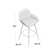 Rylee Upholstered Counter Stool with Metal Frame