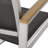 Grey Patio Seat - Aluminum, 21.76In D, 24.63In W, 34.12In H, 10.65Lb. Contemporary Dining Chair With Mesh And Back, Rust Aluminum Frame, Mid-Century Flair Outdoor Depth, Width, Height, 10.65Lb-265190613