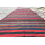 Kilim, tapis noir Anatolian, tapis Boho, tapis rétro, tapis de couloir, tapis turcs, tapis en laine