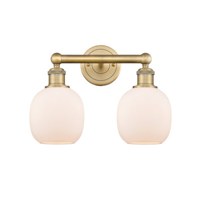 Éclairage pour meuble-lavabo à 2 lumières 15 pouces Carlucci