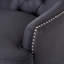 Fauteuil club + repose-pieds