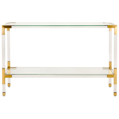 47'' W Glass Console Table
