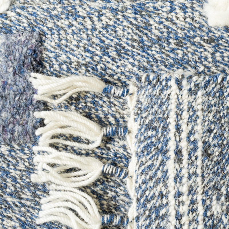 Kal Hand Knotted Wool Southwestern Rug, Rectangle 9' x 12'