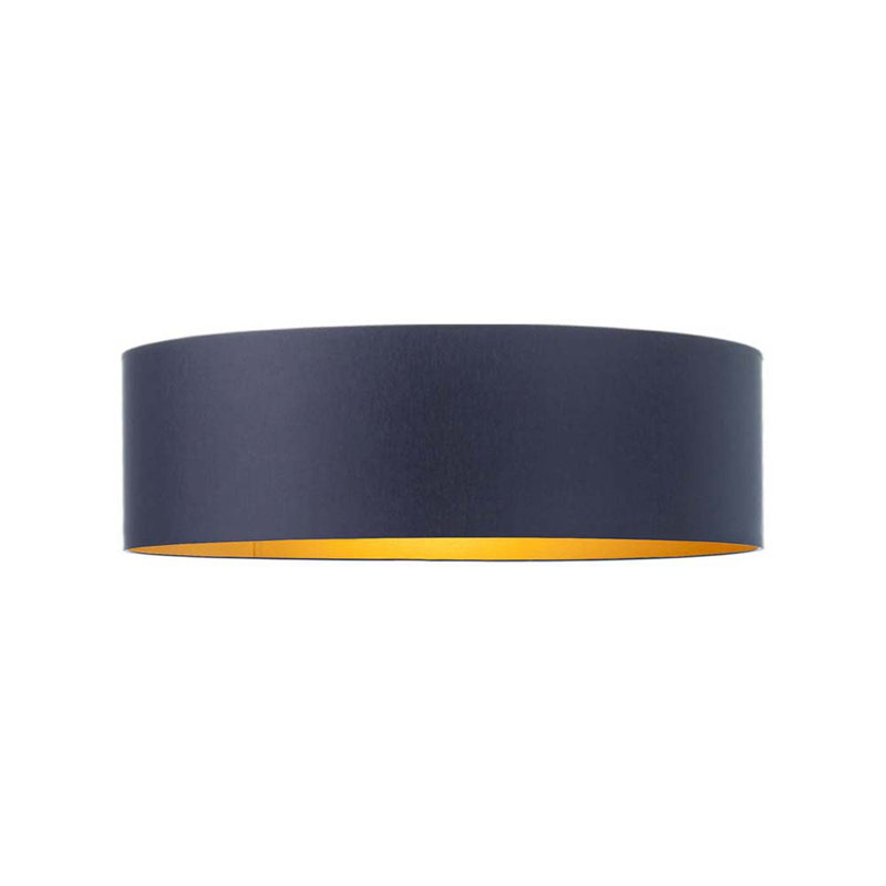 Sunnyside Fabric Flush Mount, Dark Grey
