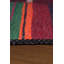 Tapis décoratif rouge à motif tissé patchwork-997474147
