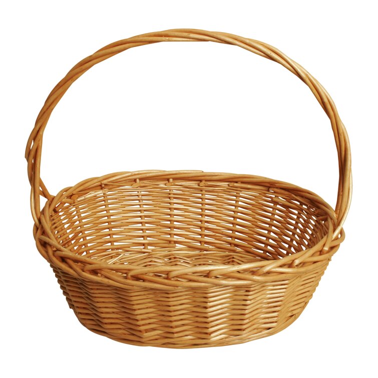 Wicker Basket Gift Baskets Empty Oval Willow Woven Picnic Basket - Jxlgv