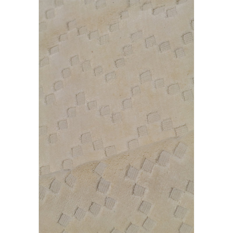 Linen Chevron Area Rug