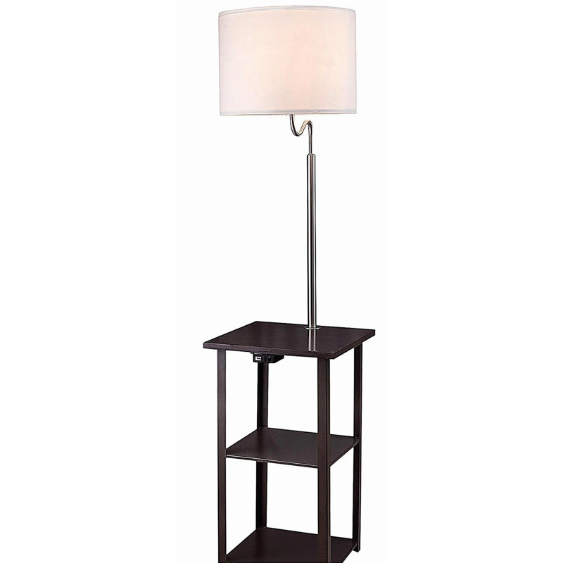 Lampe de table 58 po avec tablettes carrées